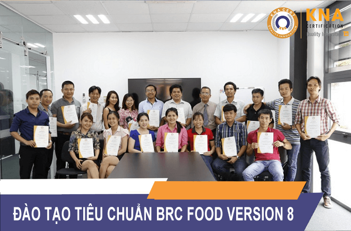 Khóa đào tạo BRC FOOD VERSION 8 – Nhận thức và đánh giá viên nội bộ theo BRC